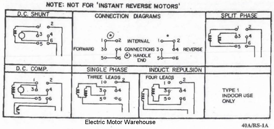 Electric Motor Wiring Diagram from www.electricmotorwarehouse.com
